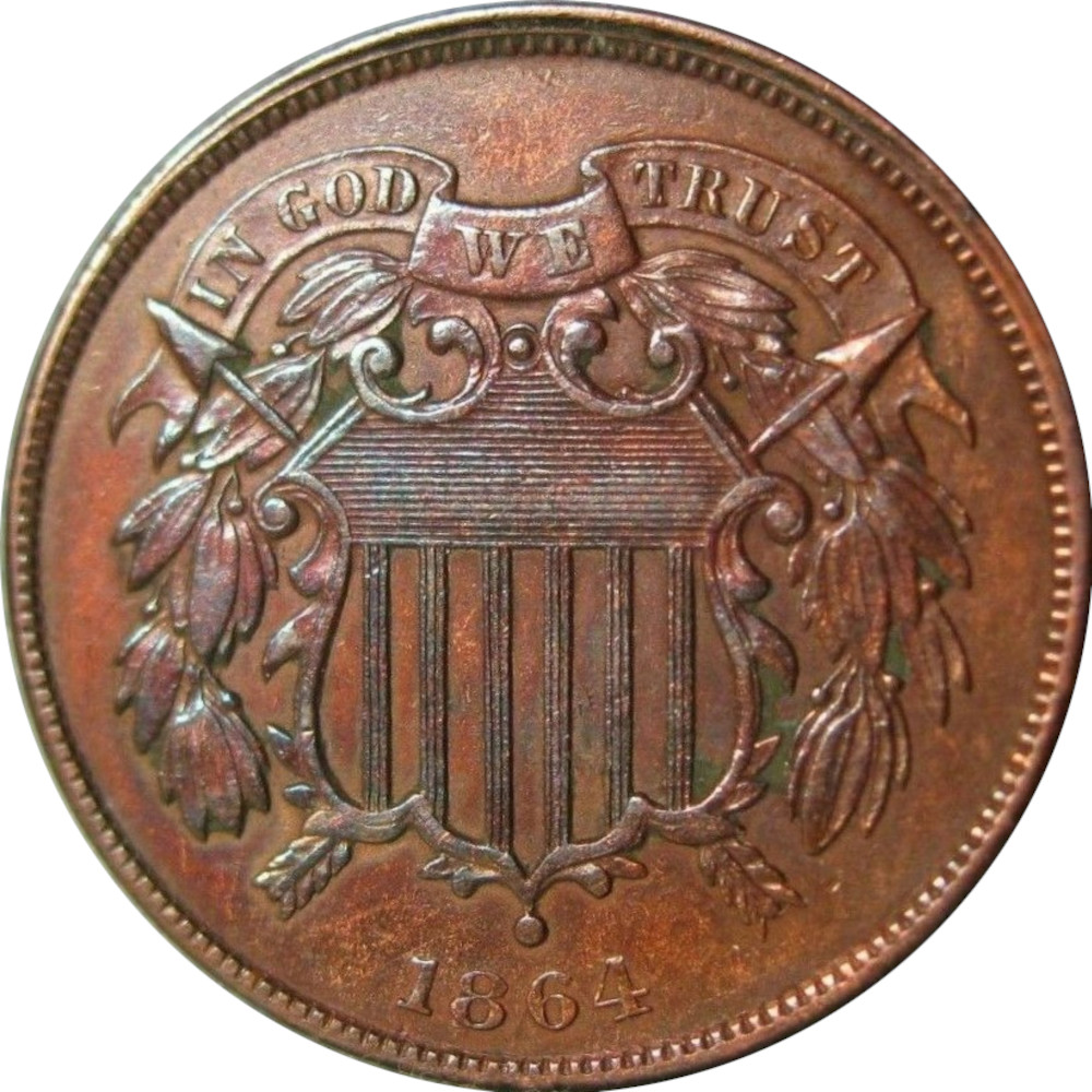 1864-2c-Two-Cent-Copper-#7